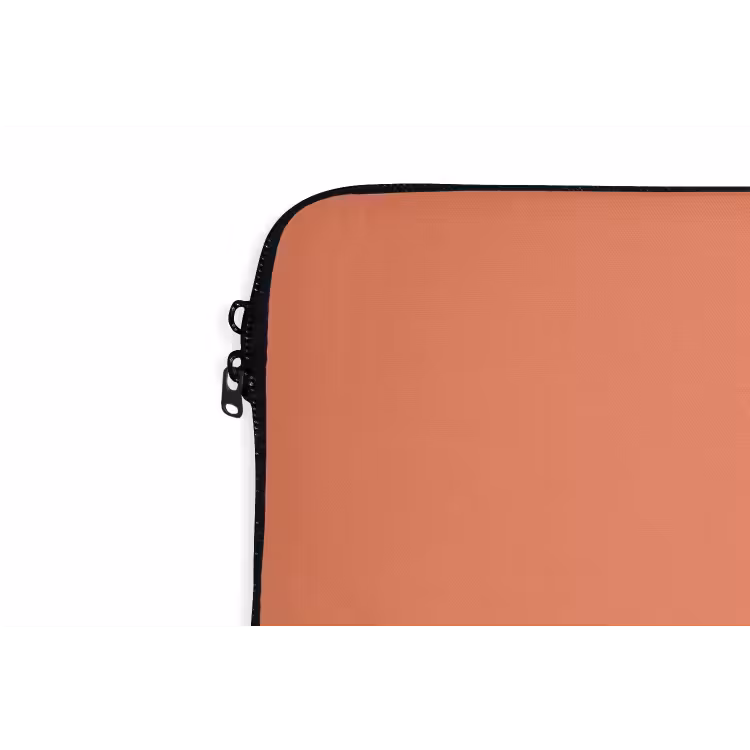 Warm - Clay - Terracotta laptophoes neopreen klein 279 -detail