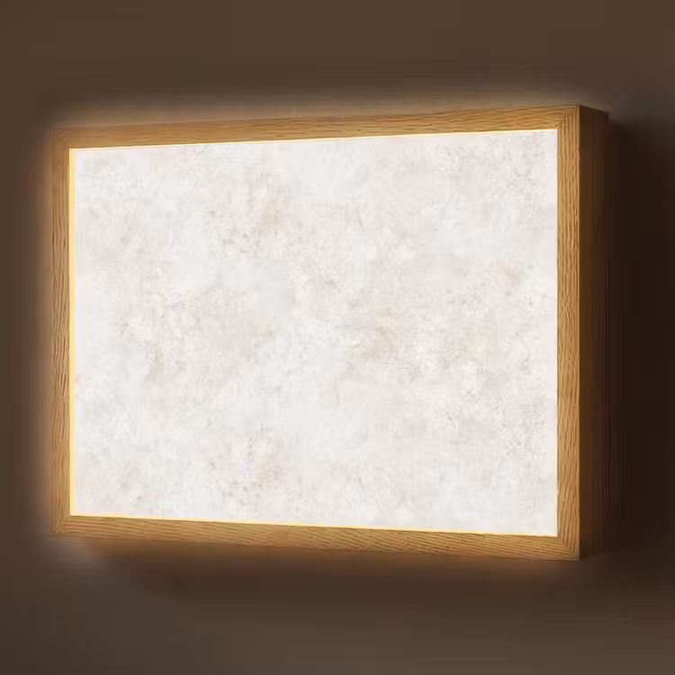 Beige - Marmer - Aders Light Box met batterij (Wandlamp) middel 907 -z3d_website