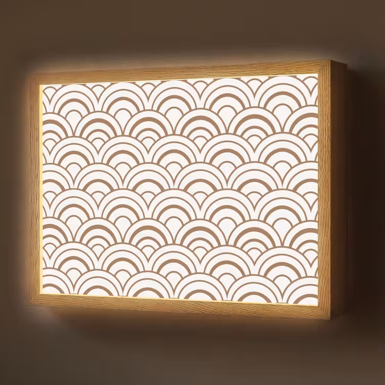Klassiek - Motief - Terracotta Light Box met batterij (Wandlamp) middel 907 -z3d_website