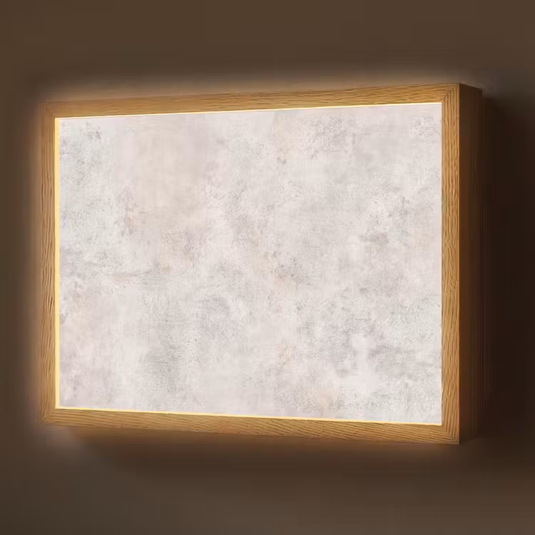 Beton - Grijs - Wit Light Box met batterij (Wandlamp) middel -z3d_website