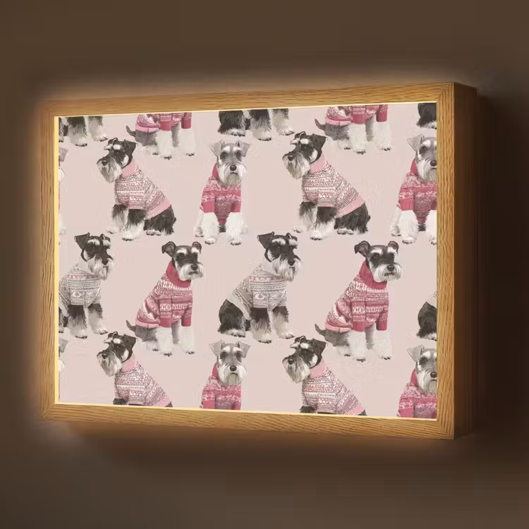 Honden - Truien - Rood Light Box met batterij (Wandlamp) middel 907 -z3d_website