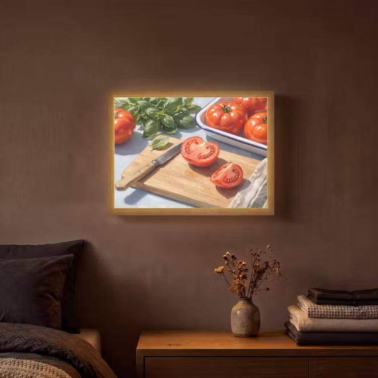 Eten - Keuken - Ingrediënten - Stillleven - Rood Light Box met batterij (Wandlamp) middel -sfeer4