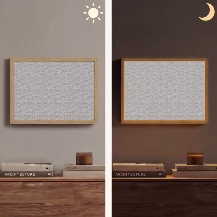 Grijs - Reptiel - Dier - Patroon Light Box met batterij (Wandlamp) middel 907 -sfeer3