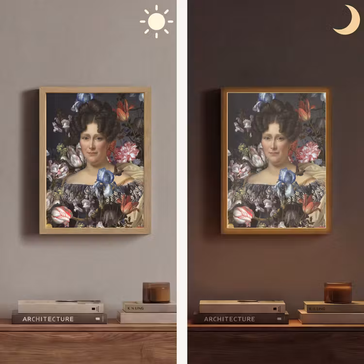 Johanna Henriette Engelen - Dubois Drahonet - Bloemen Light Box met batterij (Wandlamp) middel -sfeer3