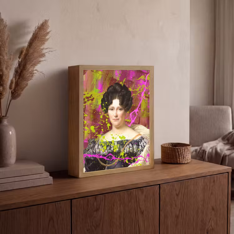 Johanna Henriette Engelen - Dubois Drahonet - Neon Light Box met batterij (Wandlamp) middel -sfeer2