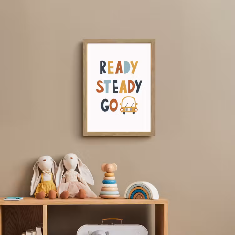 Auto - Quote - Kleuren - Voertuigen Light Box met batterij (Wandlamp kind) middel -sfeer2_kind
