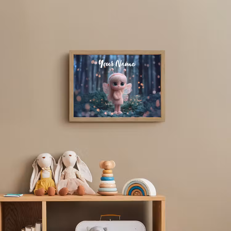 Fairy - Bos - Glitters Light Box met batterij (Wandlamp kind) middel -sfeer2_kind