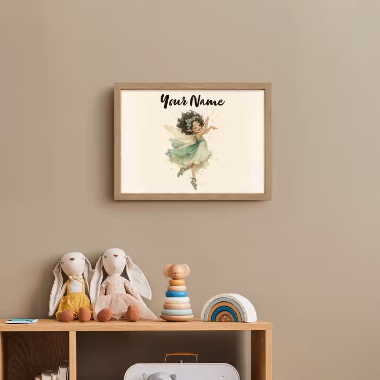 Fee - Groen - Magie Light Box met batterij (Wandlamp kind) middel -sfeer2_kind