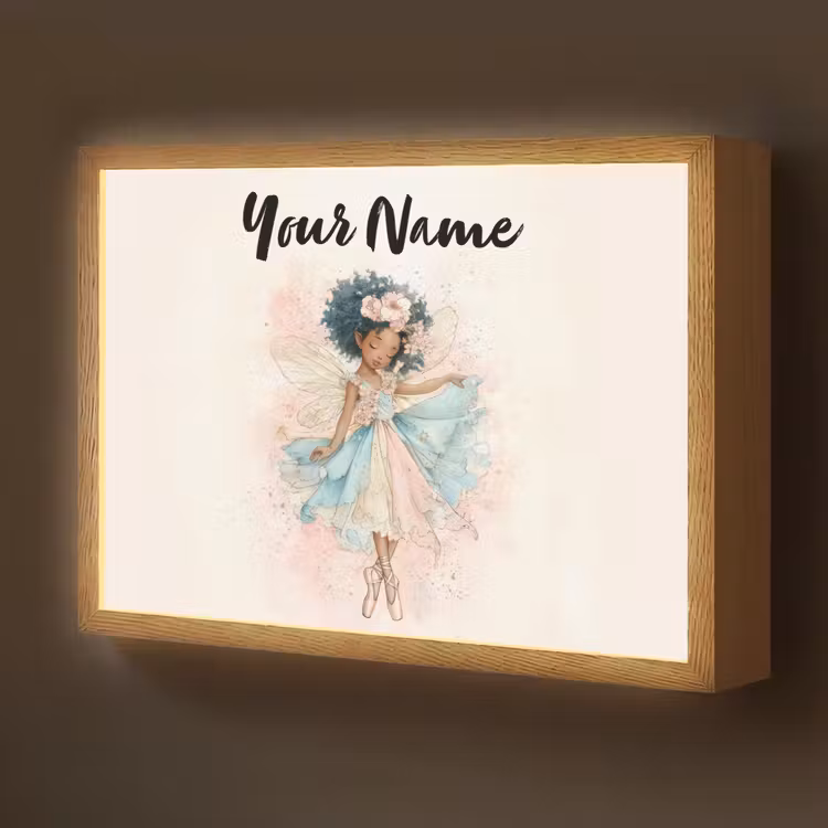 Fee - Pastel - Magie Light Box met batterij (Wandlamp kind) middel -z3d_website