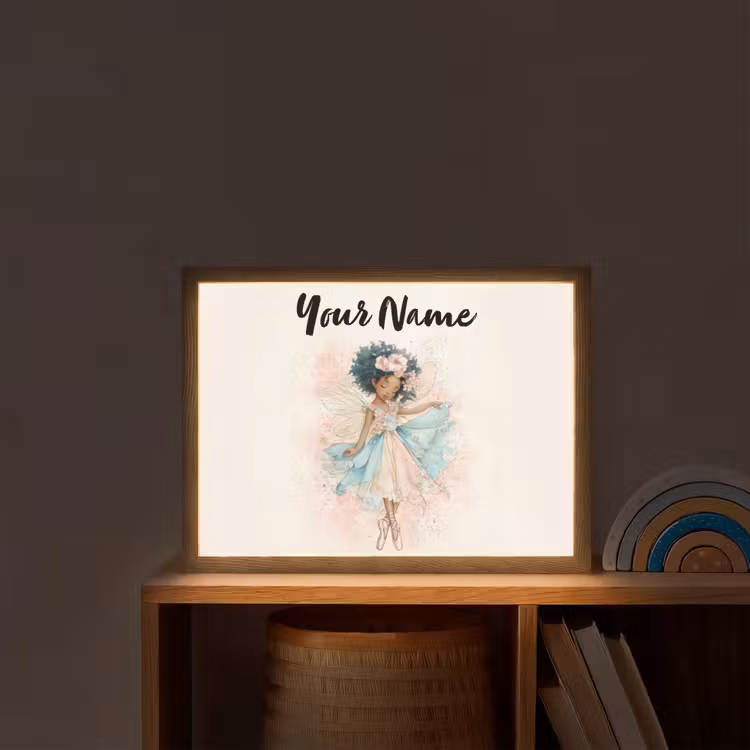 Fee - Pastel - Magie Light Box met batterij (Wandlamp kind) middel -sfeer1_kind