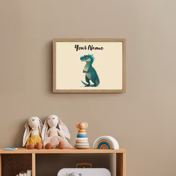 Minimalistisch - Stekels - Blauw Light Box met batterij (Wandlamp kind) middel -sfeer2_kind