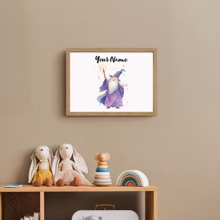 Tovenaar - Magie - Paars Light Box met batterij (Wandlamp kind) middel -sfeer2_kind