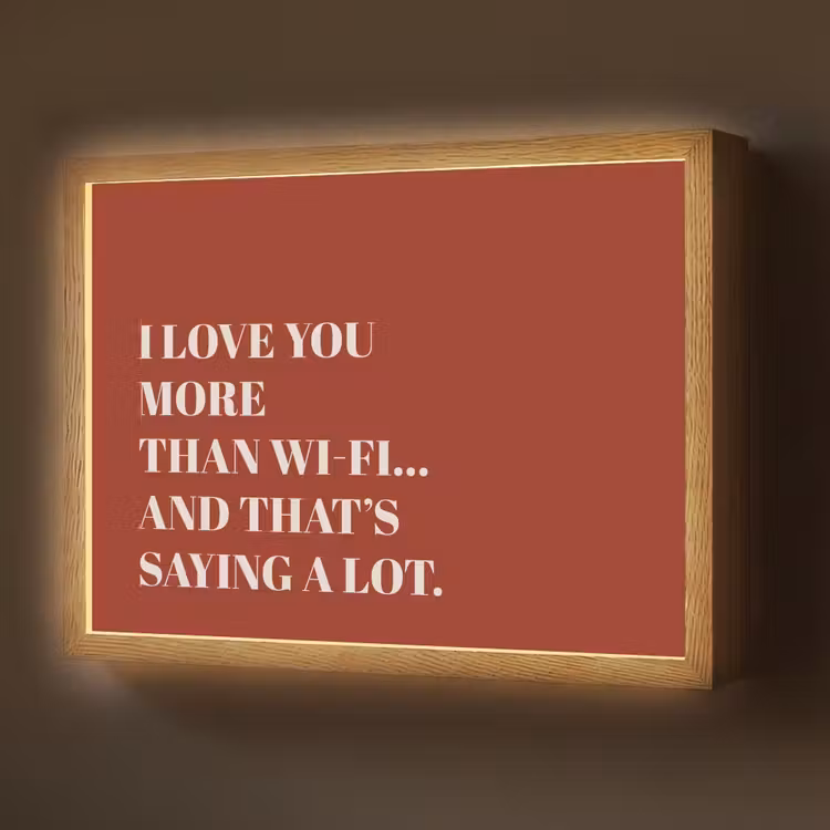 Rood - Quote - Liefde Light Box met batterij (Wandlamp) middel -z3d_website