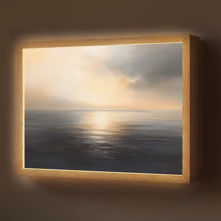 Zon - Horizon - Zee Light Box met batterij (Wandlamp) middel -z3d_website