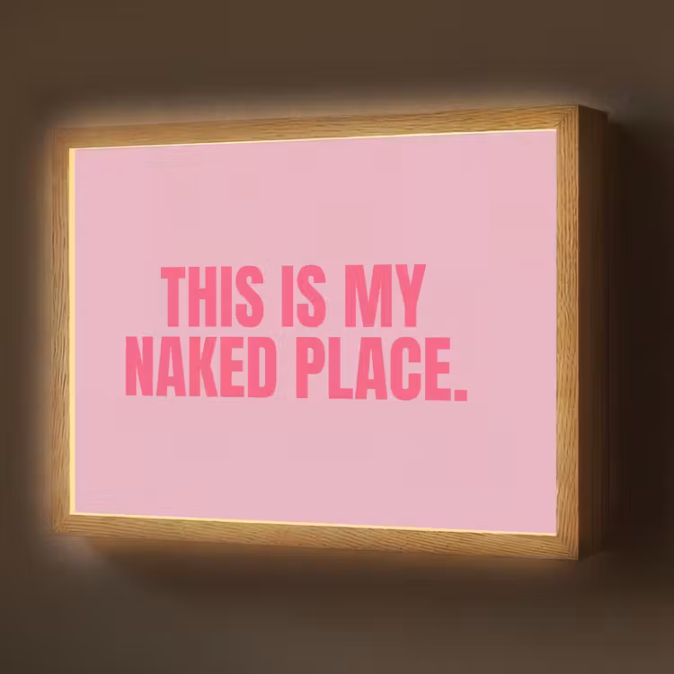 Tekst - Modern - Roze Light Box met batterij (Wandlamp) middel -z3d_website