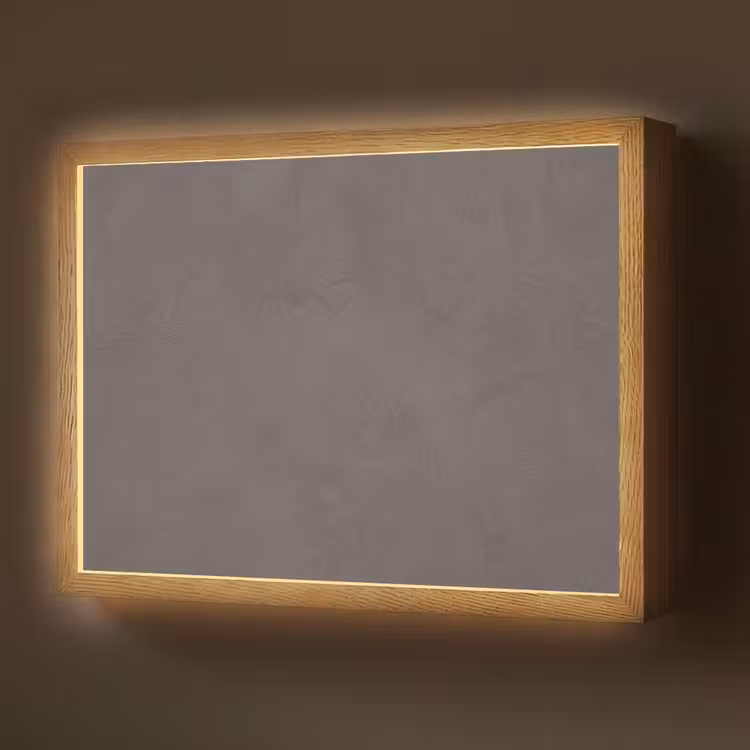 Textuur - Grijs - Modern - Abstract - Oppervlak Light Box met batterij (Wandlamp) middel -z3d_website