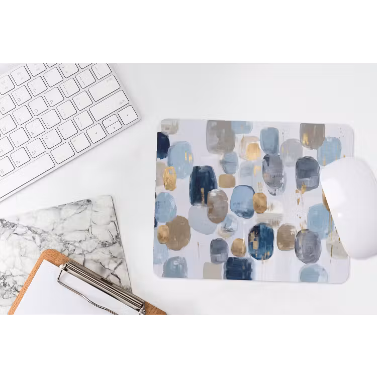 Abstract - Goud - Vormen muismat rubber klein -witbureau