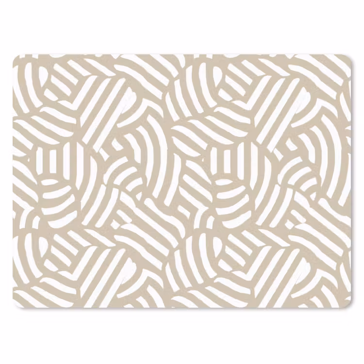 Abstract - Modern - Beige muismat rubber klein 262 -3d