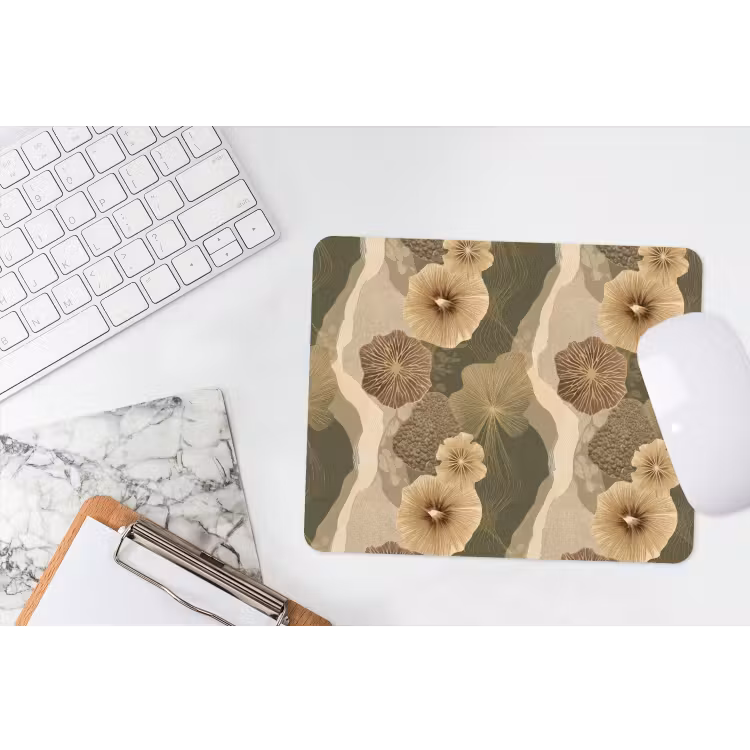 Abstract - Modern - Groen muismat rubber klein 262 -witbureau
