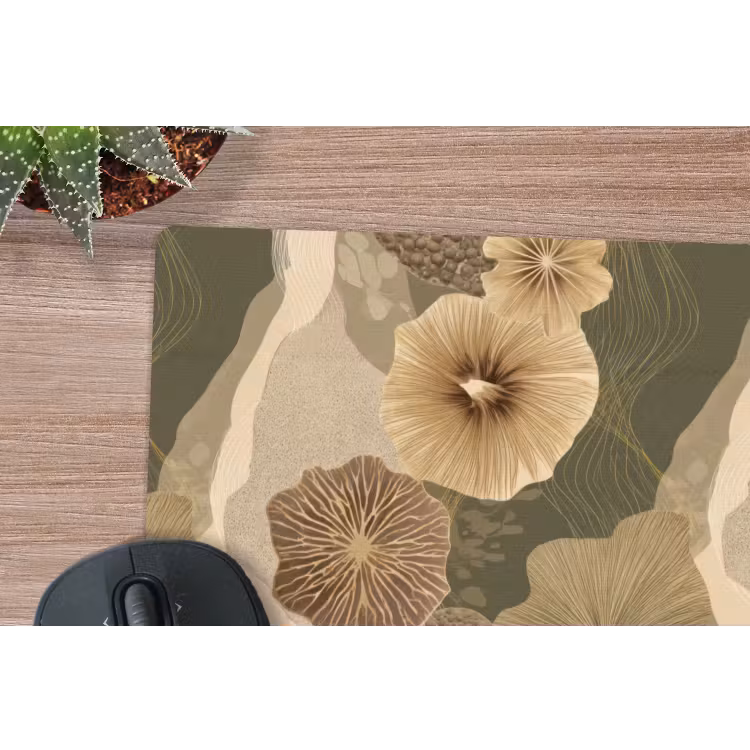 Abstract - Modern - Groen muismat rubber klein 262 -closeup