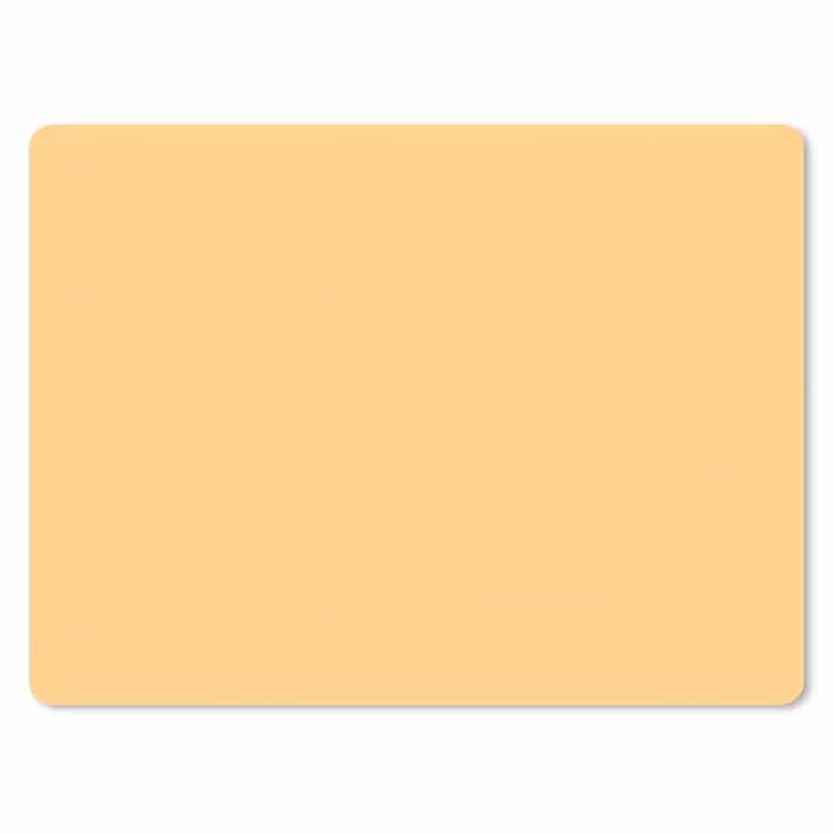 Apricot - Ice - Oranje muismat rubber klein 262 -3d