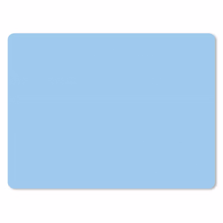 Baby - Blue - Blauw muismat rubber klein 262 -3d