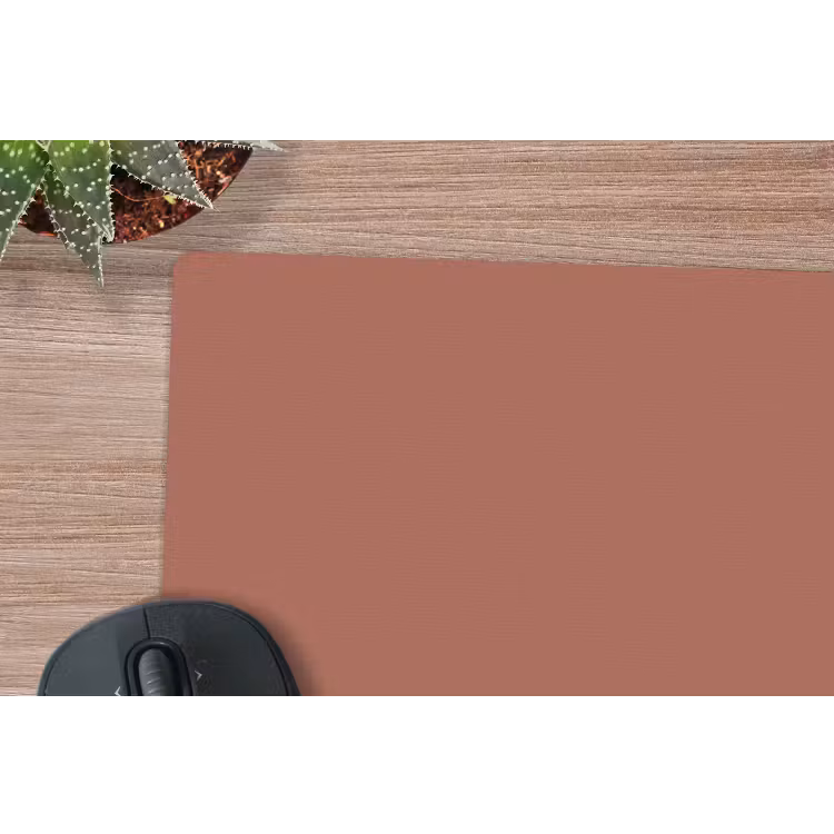 Baked - Earth - Oranje muismat rubber klein 262 -closeup