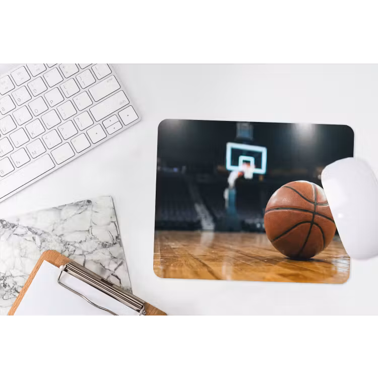 Basketbal - Arena - Sport muismat rubber klein -witbureau