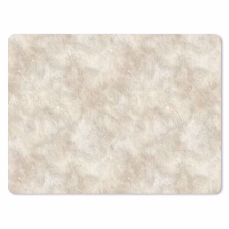 Beige - Reliƫfstructuur - Natuursteen muismat rubber klein 262 -3d