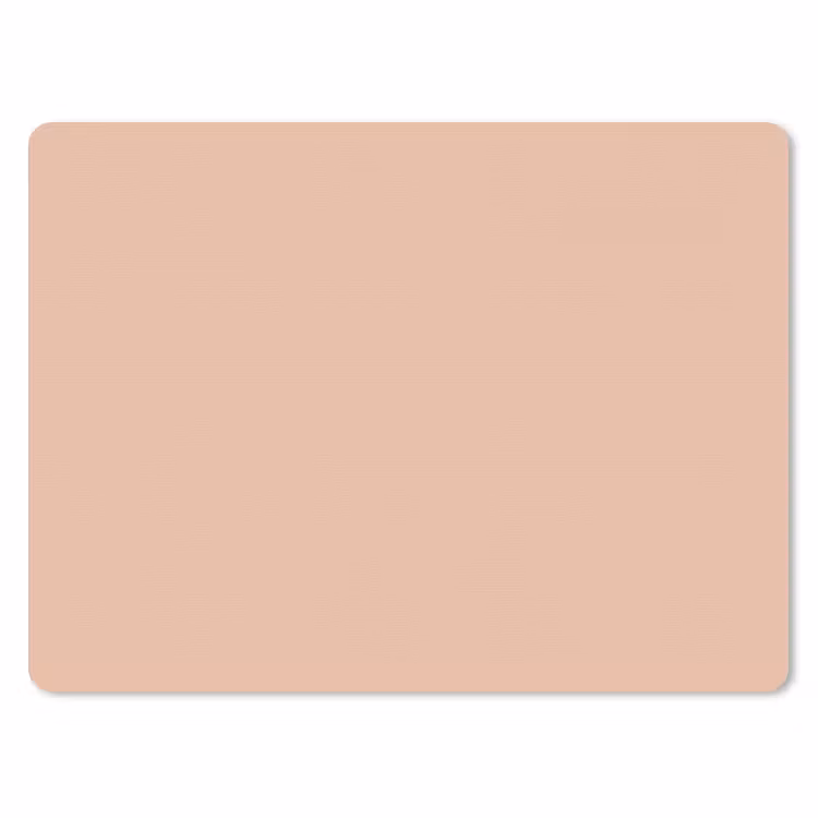 Blush - Terracotta - Nude muismat rubber klein 262 -3d