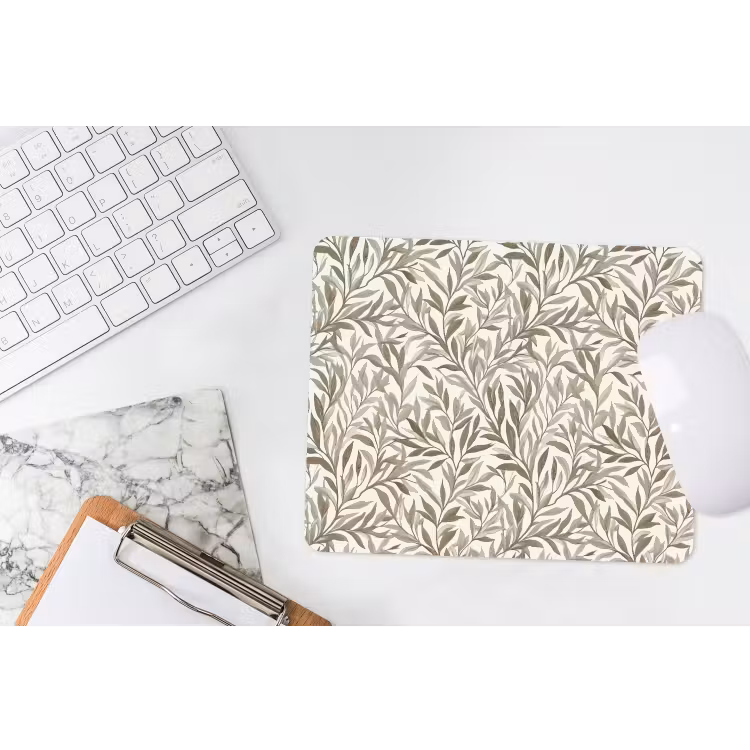Takken - Botanisch - Taupe muismat rubber klein 262 -witbureau