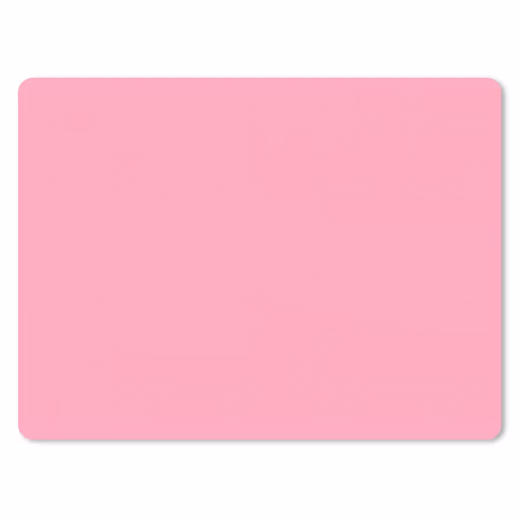 Bubblegum - Pink - Roze muismat rubber klein 262 -3d