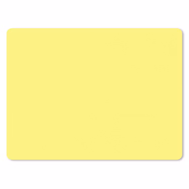Buttery - Beige - Geel muismat rubber klein 262 -3d