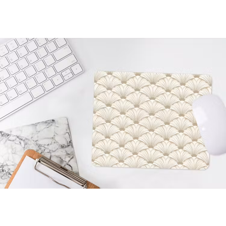 Klassiek - Art - Beige muismat rubber klein 262 -witbureau