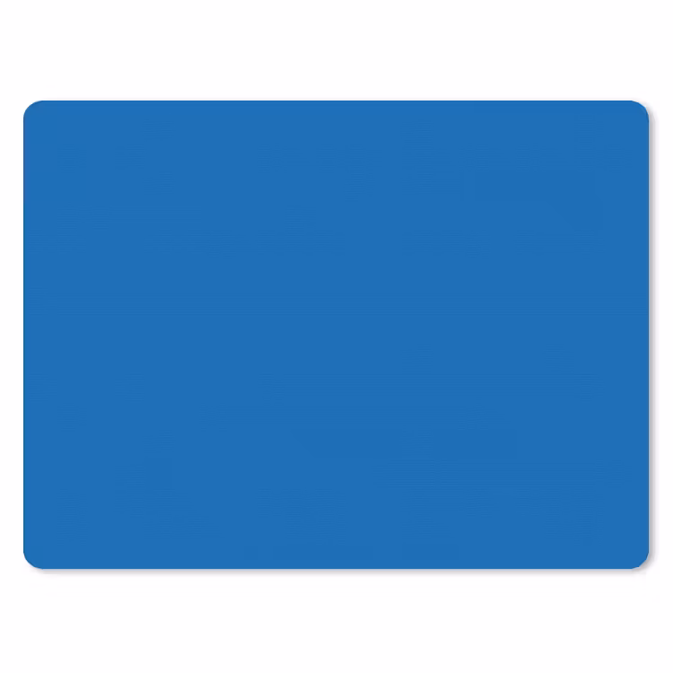 Classic - Azure - Blauw muismat rubber klein 262 -3d