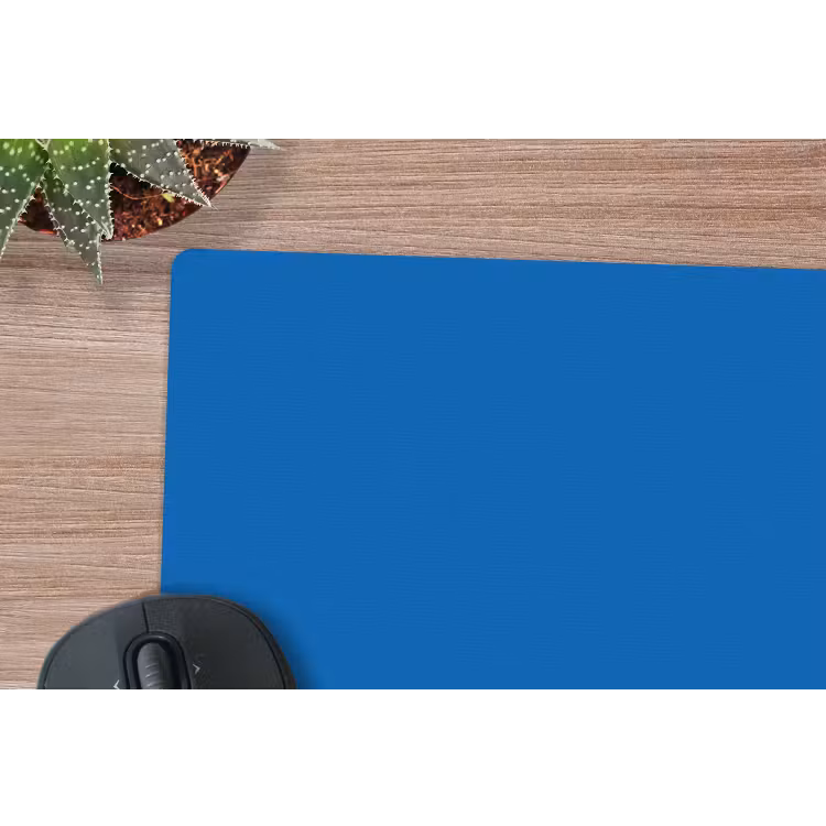 Classic - Azure - Blauw muismat rubber klein 262 -closeup