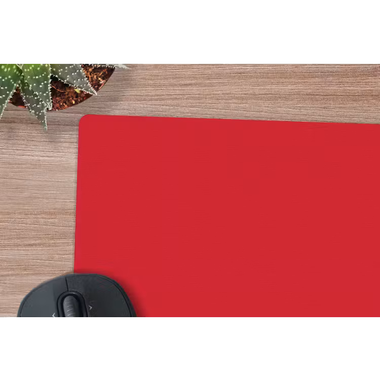 Crimson - Velvet - Rood muismat rubber klein 262 -closeup