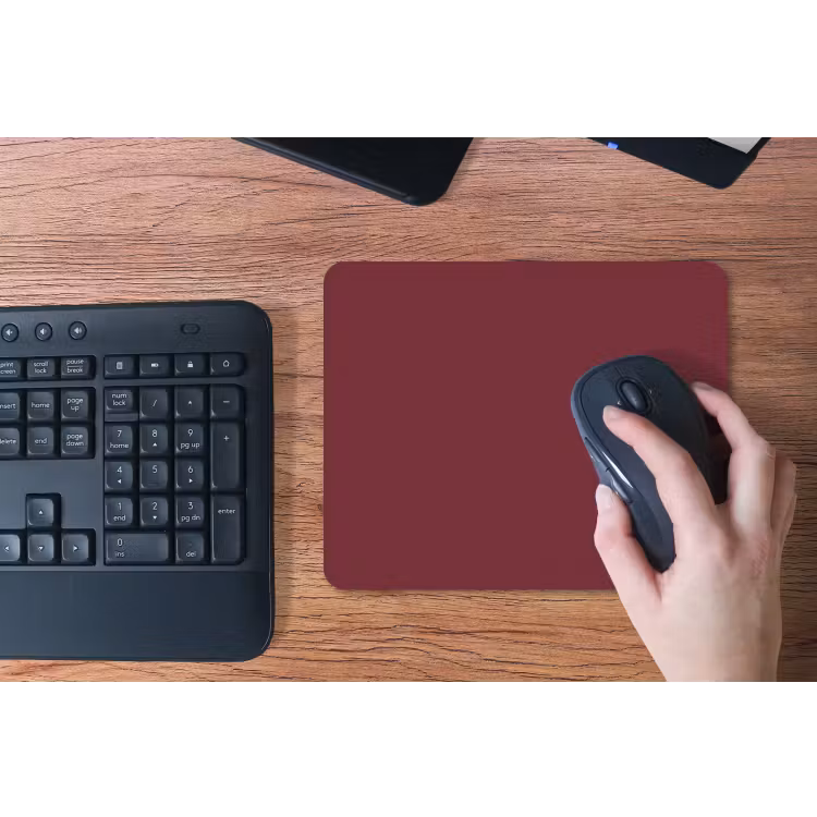 Dark - Garnet - Rood muismat rubber klein 262 -toetsenbord