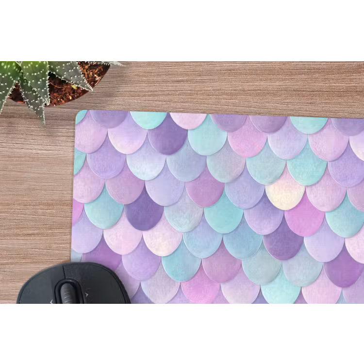 Dromerig - Zeemeermin - Pastel muismat rubber klein 262 -closeup