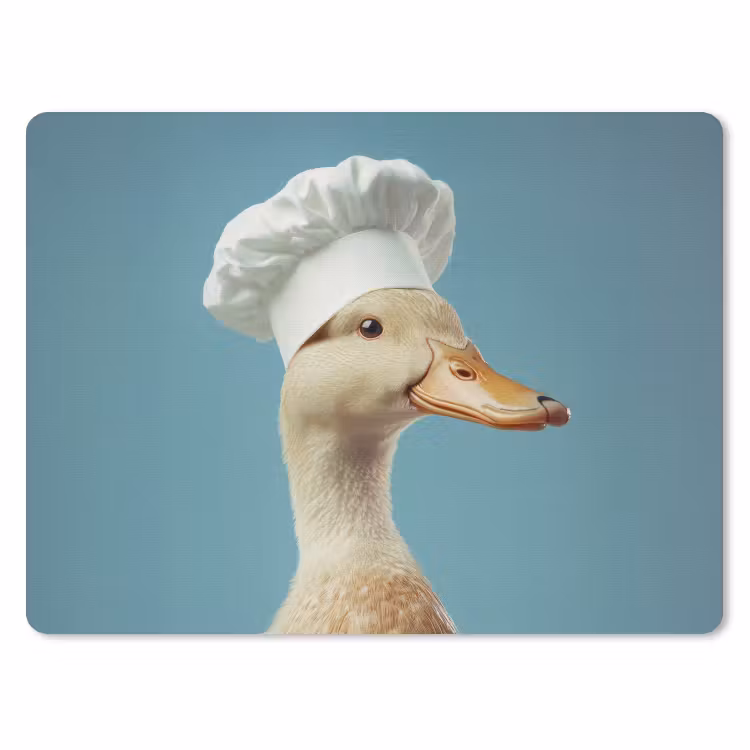 Eend - Koksmuts - Cute - Vogel muismat rubber klein -3d