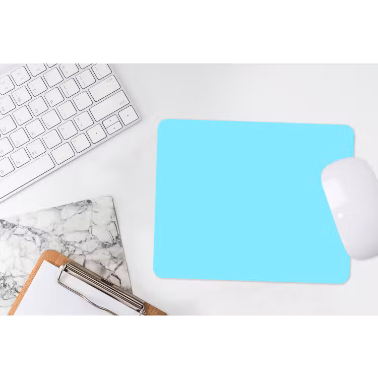 Electric - Cyan - Blauw muismat rubber klein 262 -witbureau
