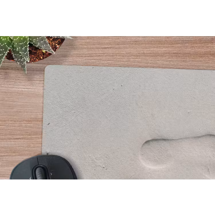Voeten - Afdrukken - Zand muismat rubber klein -closeup
