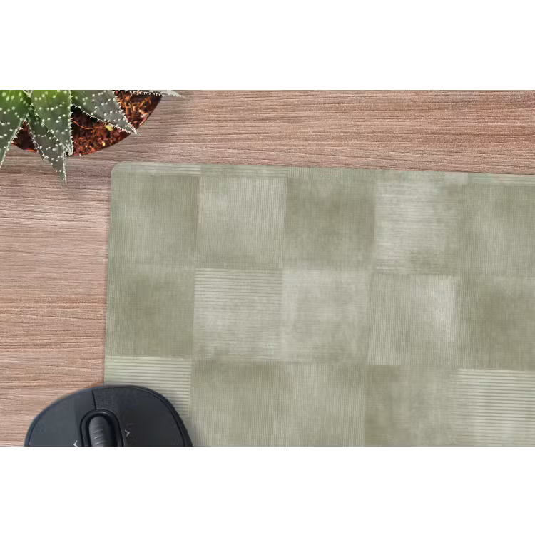Vlakken - Rustiek - Groen muismat rubber klein 262 -closeup