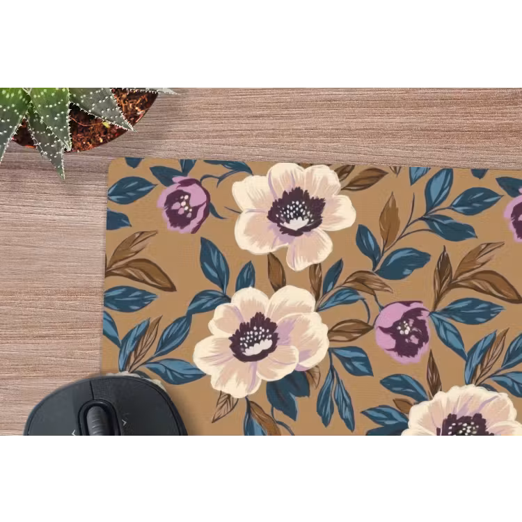 Floraal - Stilleven - Kleurrijk muismat rubber klein 262 -closeup