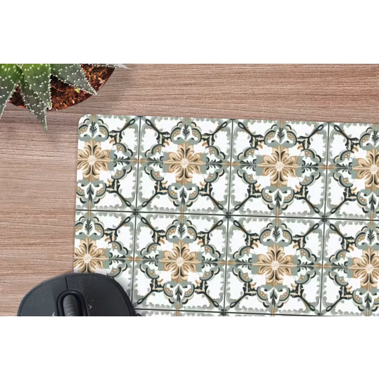 Floraal - Verweerd - Keurrijk muismat rubber klein 262 -closeup