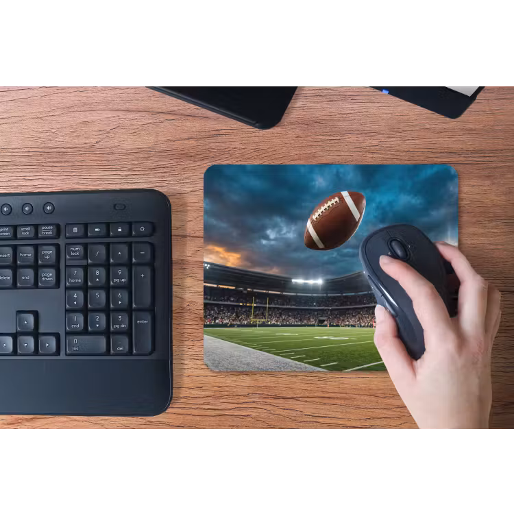 Football - Bal - Stadion - Sport muismat rubber klein -toetsenbord