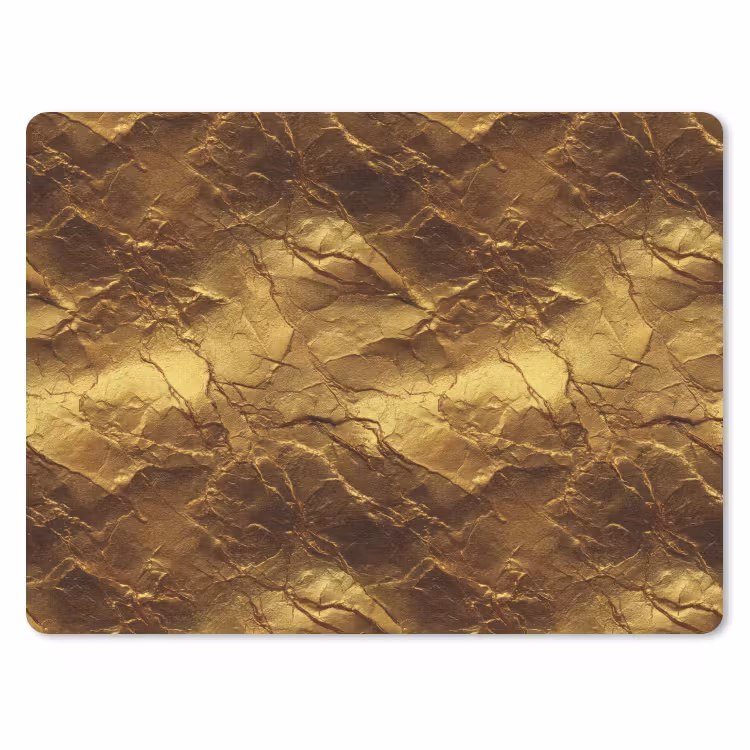 Bladgoud - Textuur - Goud muismat rubber klein 262 -3d