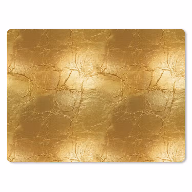 Bladgoud - Vintage - Textuur - Warm Goud muismat rubber klein 262 -3d