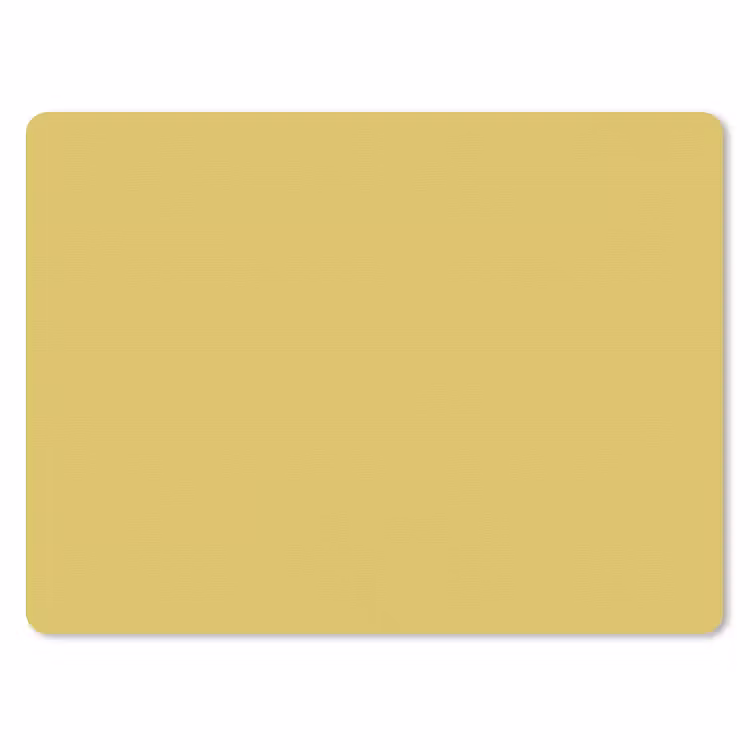Golden - Victory - Geel muismat rubber klein 262 -3d