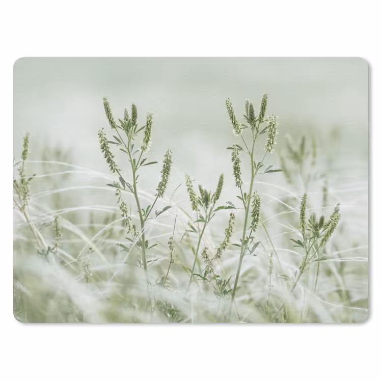 Grassen - Minimalistisch - Groen muismat rubber klein -3d